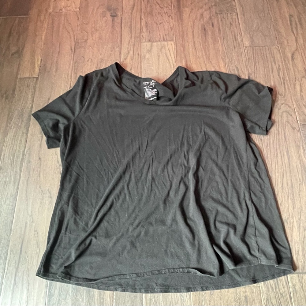 🌵 3/$18 Terra & Sky - black tee - plus - 2x
